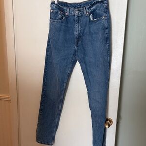 Levi's Slim Straight Jeans in Classic Blue Wash